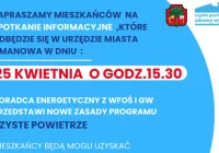 25 kwietnia odbędzie się spotkanie informacyjne z Ekodoradcą - zdjęcie główne