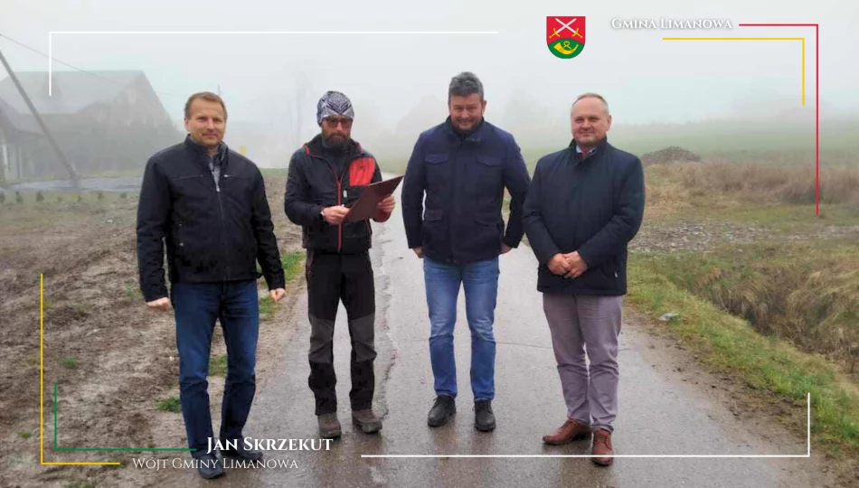 Przekazanie placu budowy pod remont drogi w Starej Wsi - zdjęcie 1
