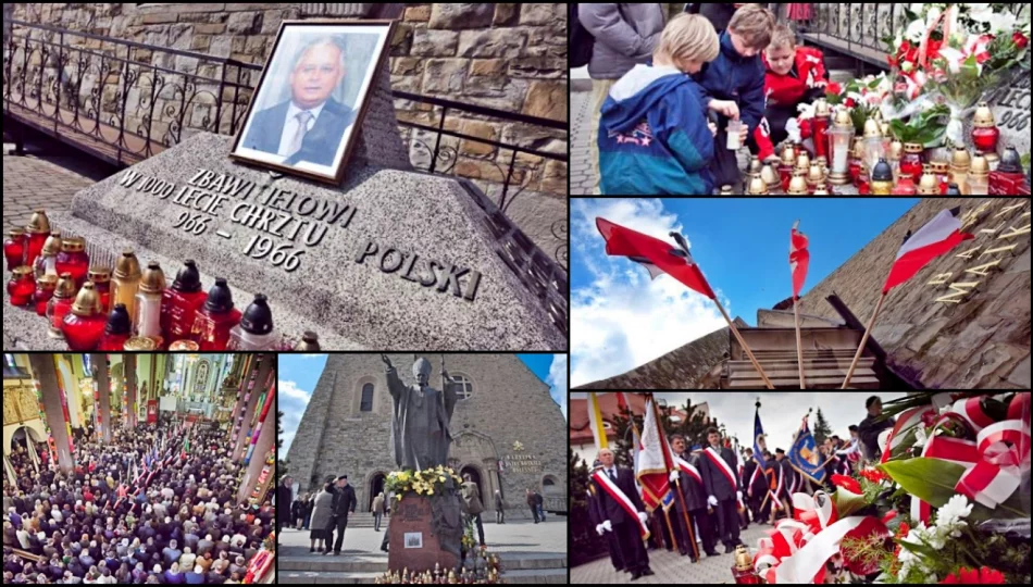 Tak Limanowszczyzna uczciła ofiary - 15 lat od katastrofy smoleńskiej (ZDJĘCIA, WIDEO) - zdjęcie 1