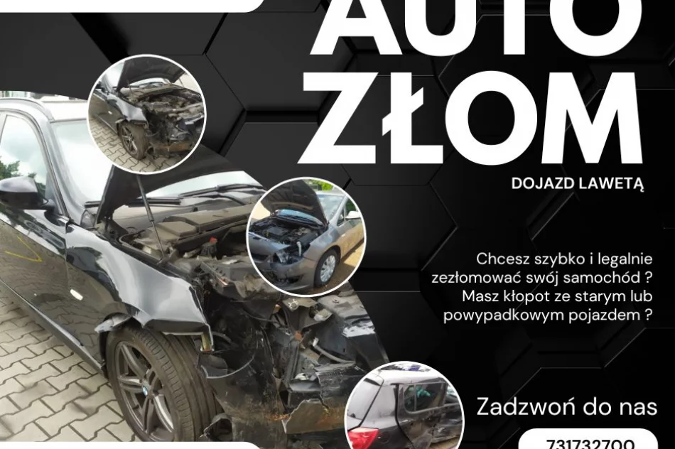 Autozłomowanie Gorlice z darmowym odbiorem i gotówką od ręki - zdjęcie 1