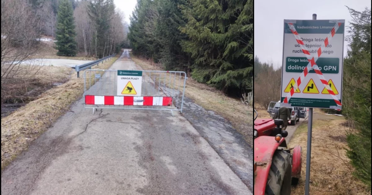 Droga do GPN przez cały czas zamknięta. Przedłużono zakaz ruchu