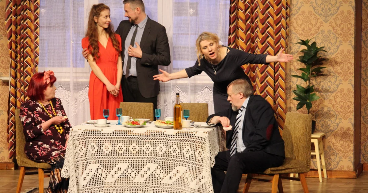 Teatr Robotniczy wystąpił ze spektaklem „Wykapany zięć”