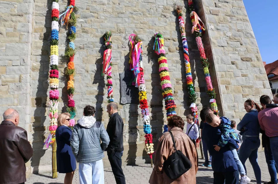  Tradycyjne i piękne palmy w „XXXV Konkursie Palm Wielkanocnych” w limanowskiej bazylice - zdjęcie 8