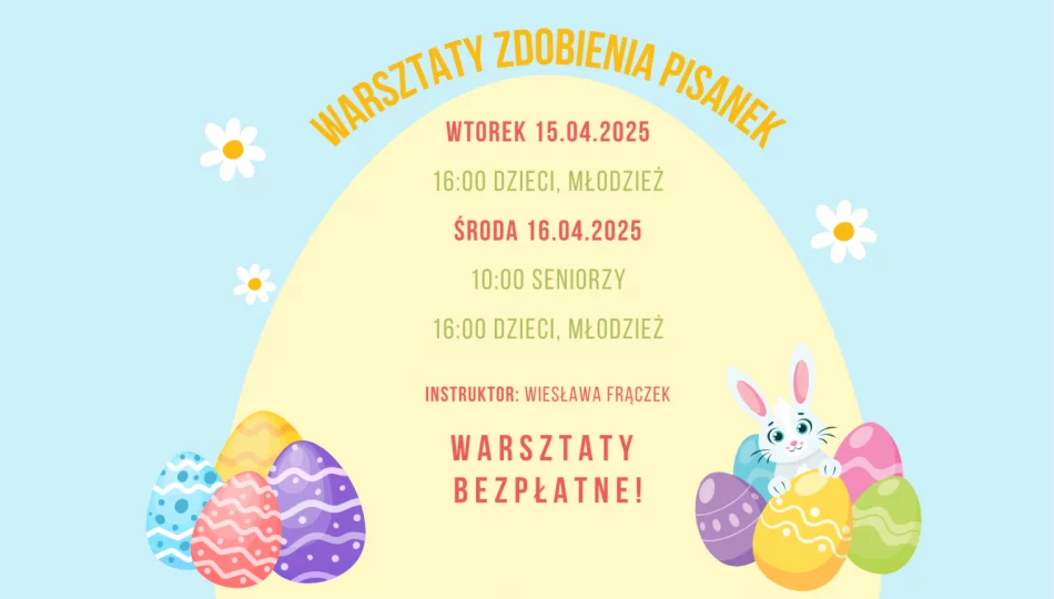 Warsztaty zdobienia pisanek - zapisy - zdjęcie 1