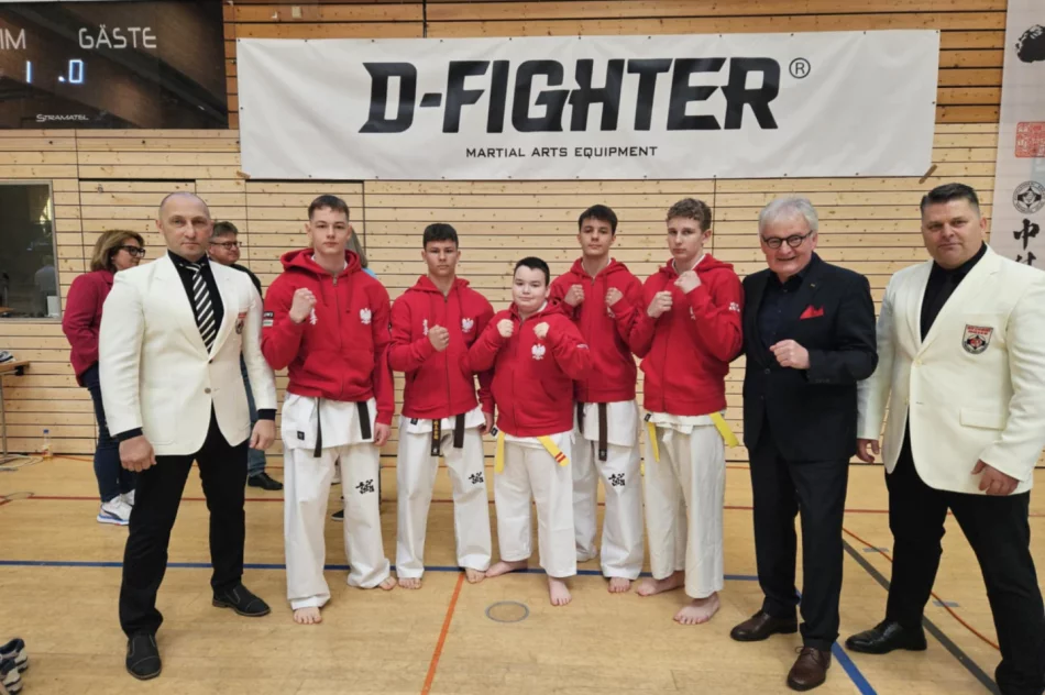 4 medale dla zawodników Limanowskiego Klubu Kyokushin Karate na International German Championship IKO Nakamura - zdjęcie 2