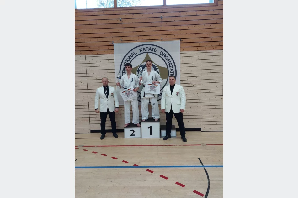 4 medale dla zawodników Limanowskiego Klubu Kyokushin Karate na International German Championship IKO Nakamura - zdjęcie 8