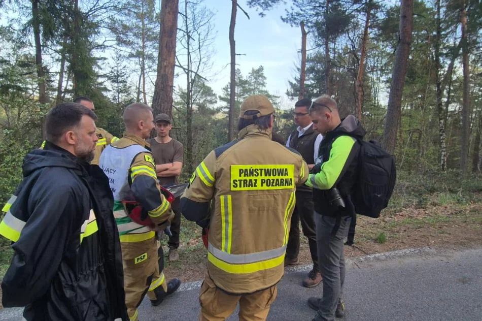 W akcji użyto samolotu gaśniczego. Siły w naszym powiecie postawiono w stan gotowości - zdjęcie 4