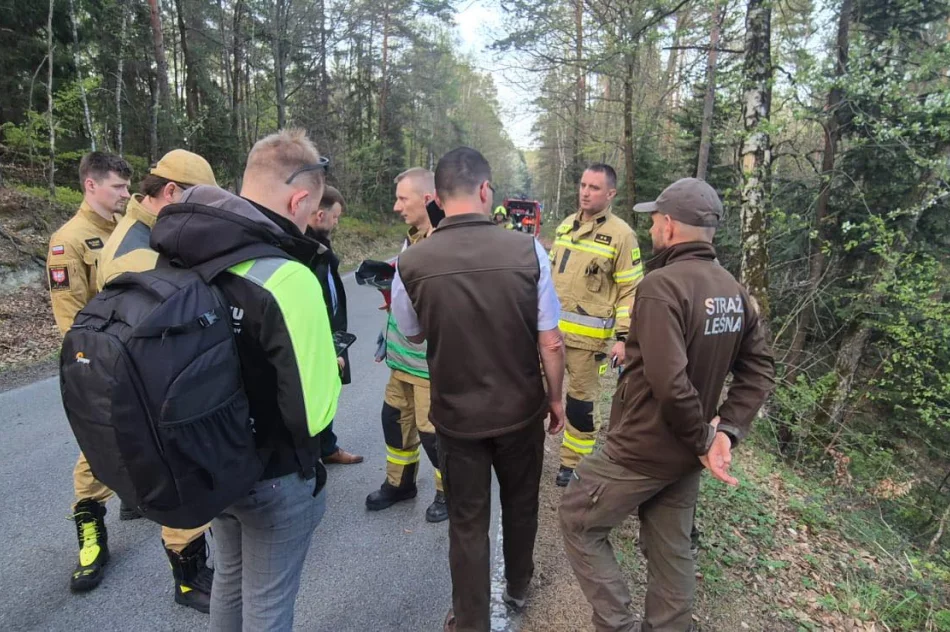 W akcji użyto samolotu gaśniczego. Siły w naszym powiecie postawiono w stan gotowości - zdjęcie 8