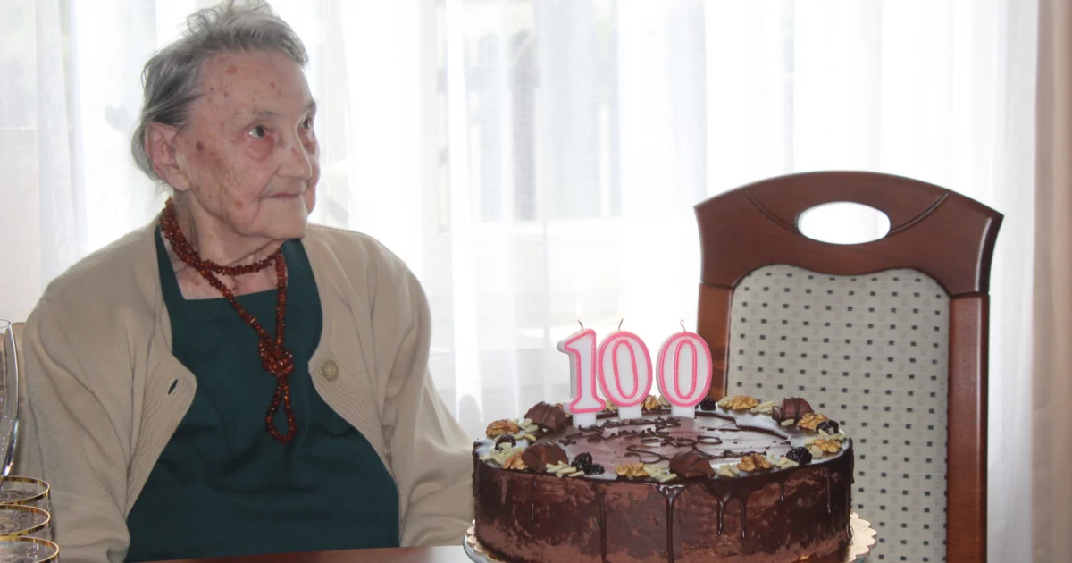 Pani Bronisława Wątroba świętowała 100. urodziny