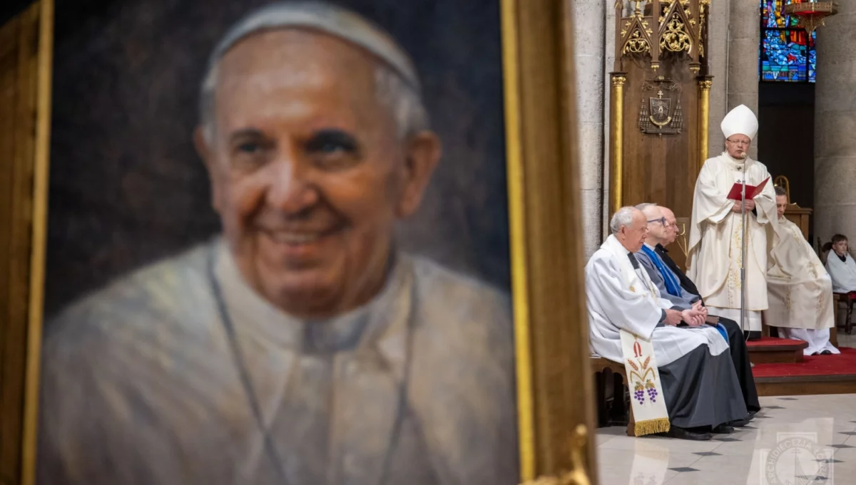 Msza święta za zmarłego papieża Franciszka 