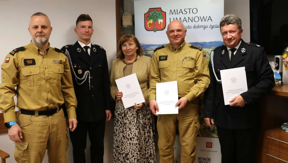 Podpisano porozumienie w sprawie ponownego włączenia jednostki Ochotniczej Straży Pożarnej Łososina Górna do krajowego systemu ratowniczo-gaśniczego - zdjęcie 1