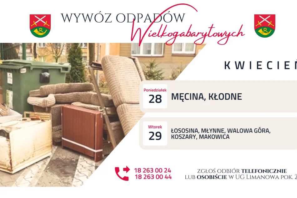 Zbliża się pierwszy termin wywozu odpadów wielkogabarytowych! - zdjęcie 2