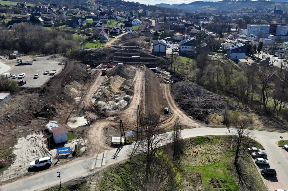 Zobacz z lotu ptaka postępy prac na linii kolejowej (ZDJĘCIA) - zdjęcie 15