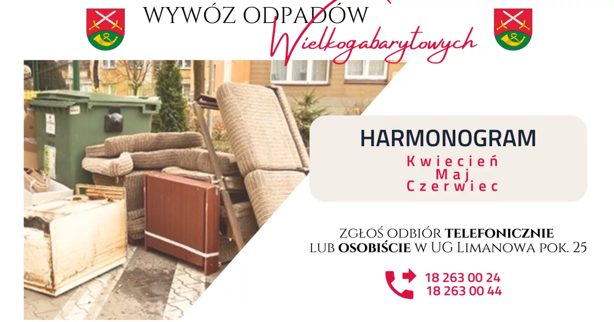 Odbiór odpadów wielkogabarytowych. Sprawdź terminy