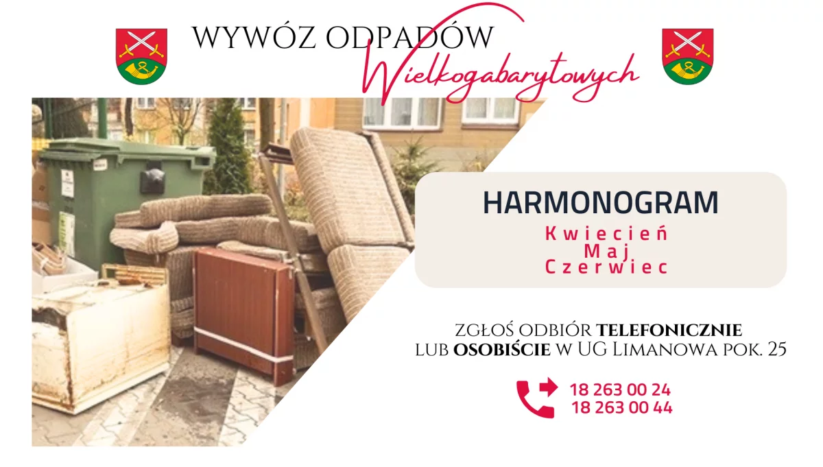 Odbiór odpadów wielkogabarytowych. Sprawdź terminy