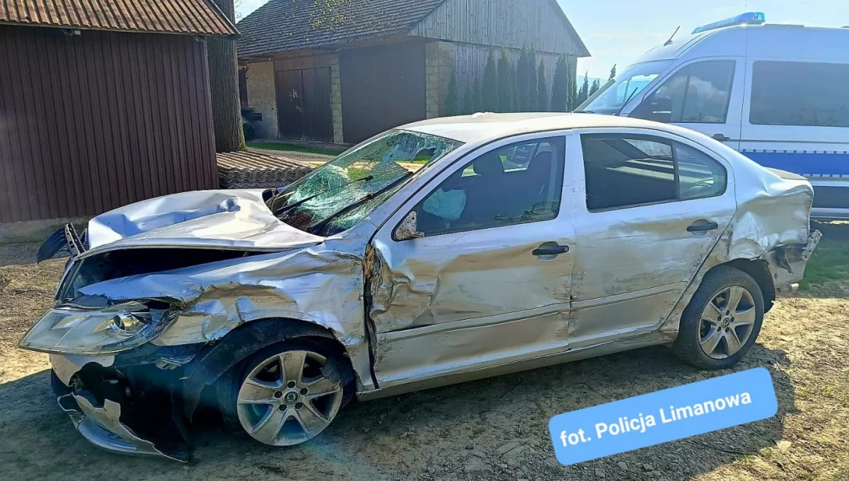 Śmiertelne potrącenie 10-latka/fot.: Policja Limanowa