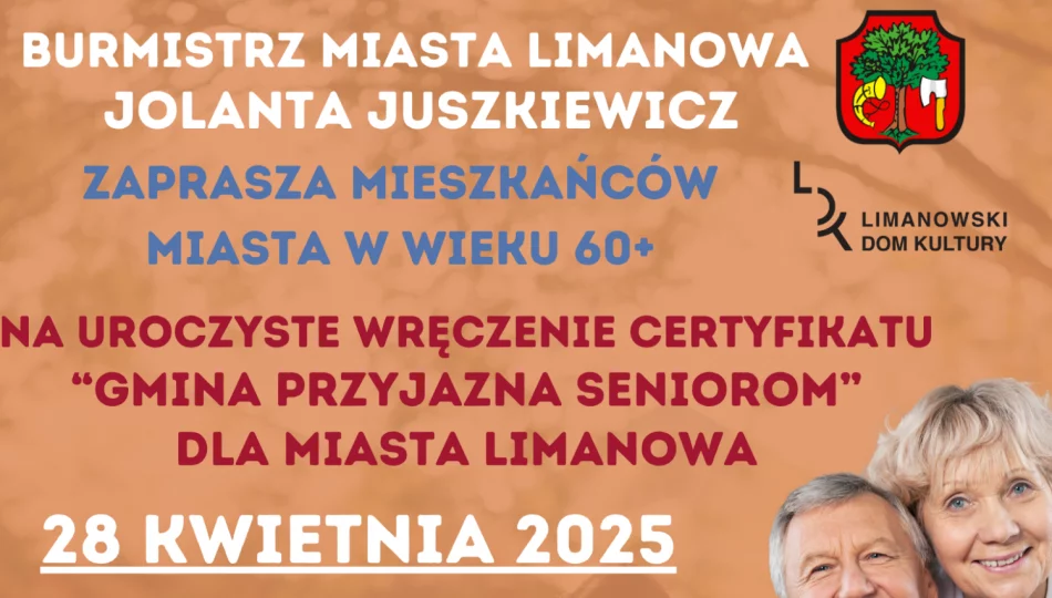 Limanowa z certyfikatem - spotkanie dla seniorów - zdjęcie 1