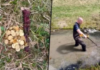 Nieletni sprawcy włamań zatrzymani. Łupy ukryli... w sadzawce - zdjęcie główne
