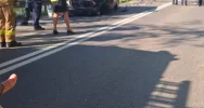 Zderzenie samochodu osobowego z busem - jedna osoba nie żyje - zdjęcie 3