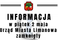 2 maja Urząd Miasta Limanowa będzie zamknięty - zdjęcie główne