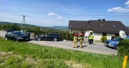 Czołowe zderzenie – jedna osoba trafiła do szpitala - zdjęcie 2