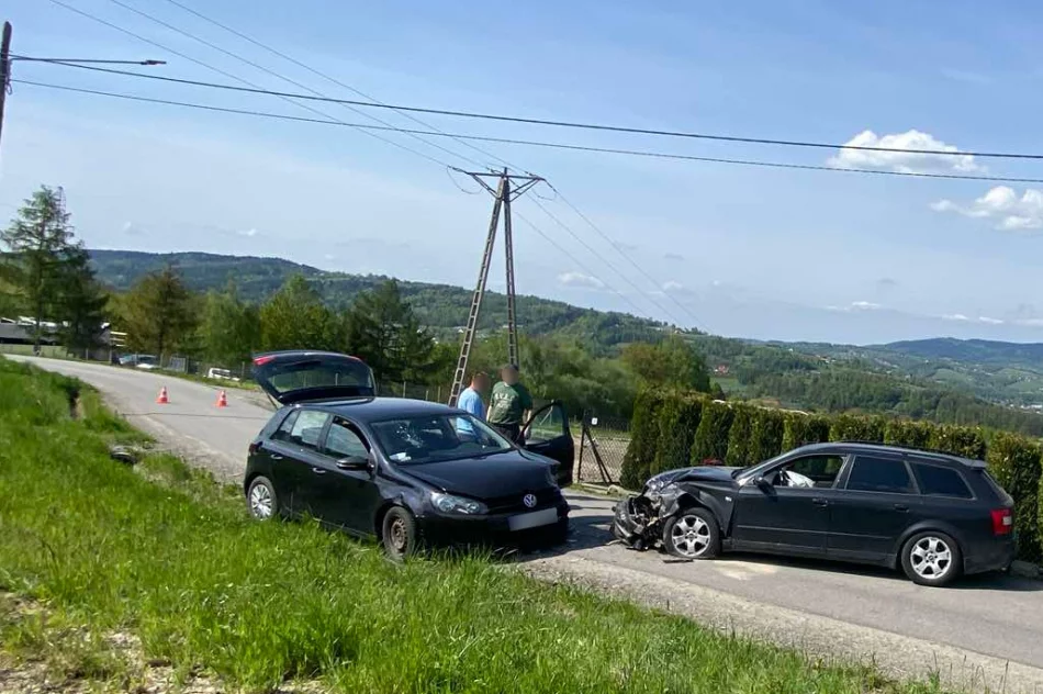 Czołowe zderzenie – jedna osoba trafiła do szpitala - zdjęcie 4