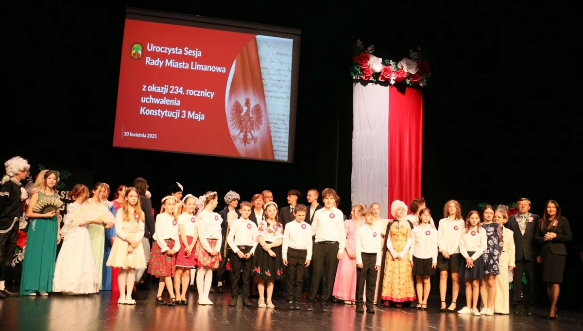 14. uroczysta sesja Rady Miasta Limanowa z okazji uchwalenia Konstytucji 3 Maja!