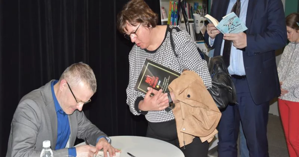 Antoni Bugajski gościł w bibliotece