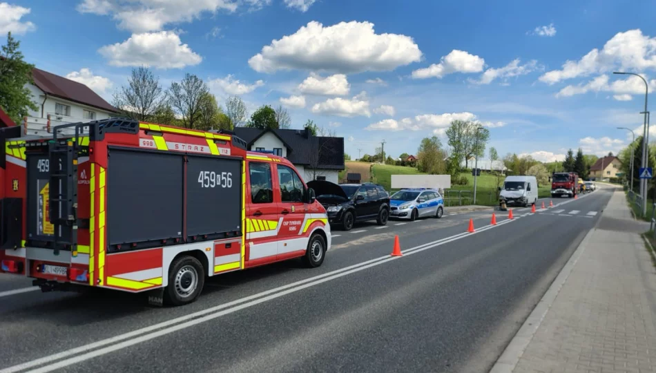 Mandat za kolizję trzech pojazdów na "krajówce" - zdjęcie 1