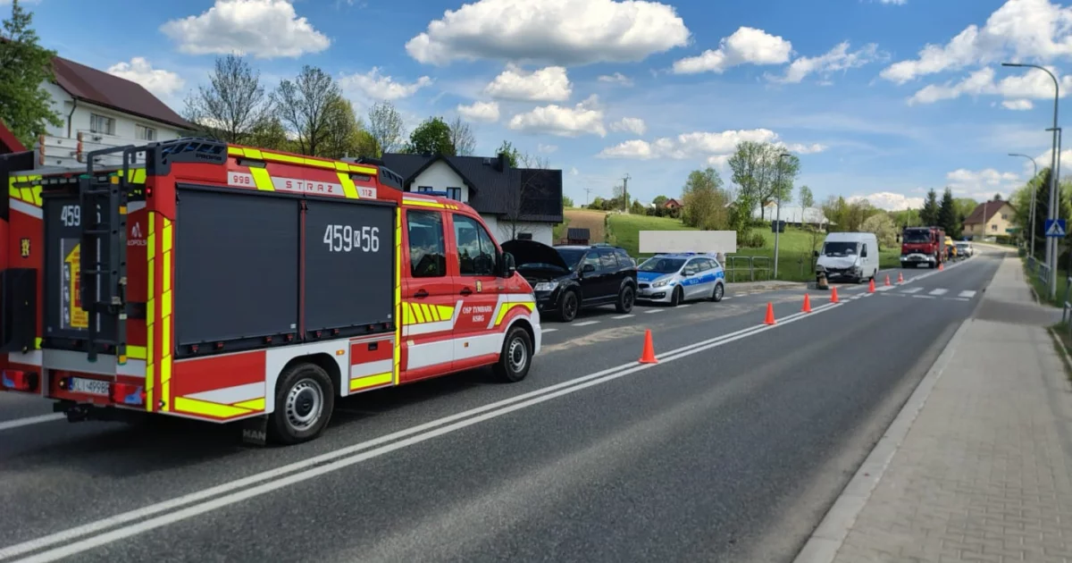 Dwie osoby, w tym dziecko, trafiły do szpitala