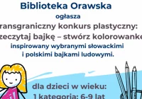 Zaproszenie do udziału w transgranicznym konkursie pt.: ,,Przeczytaj bajkę – stwórz kolorowankę’’ - zdjęcie główne