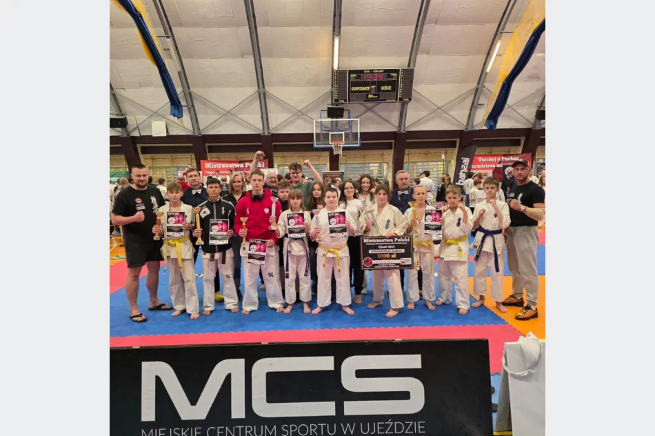 6 medali i 6 miejsce drużynowo dla Limanowskiego Klubu Kyokushin Karate na Mistrzostwach Polski PZKK - zdjęcie 16