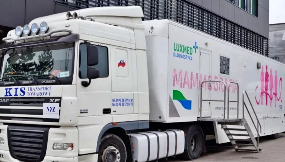 Mammobus ponownie w powiecie - bezpłatne badania piersi 
