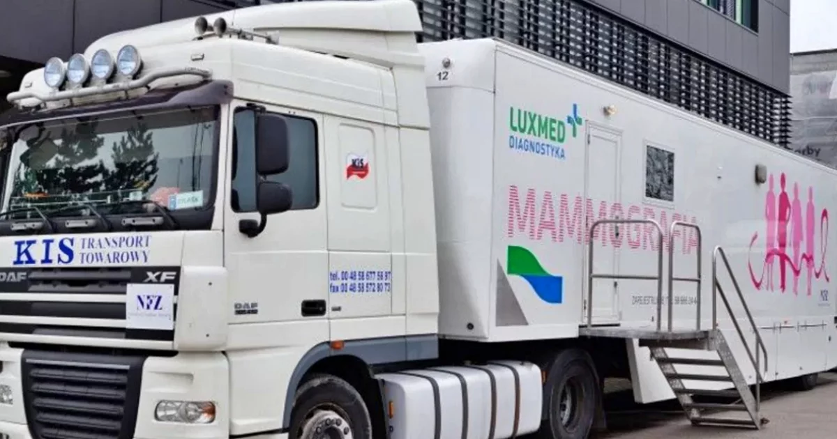 Mammobus ponownie w powiecie - bezpłatne badania piersi