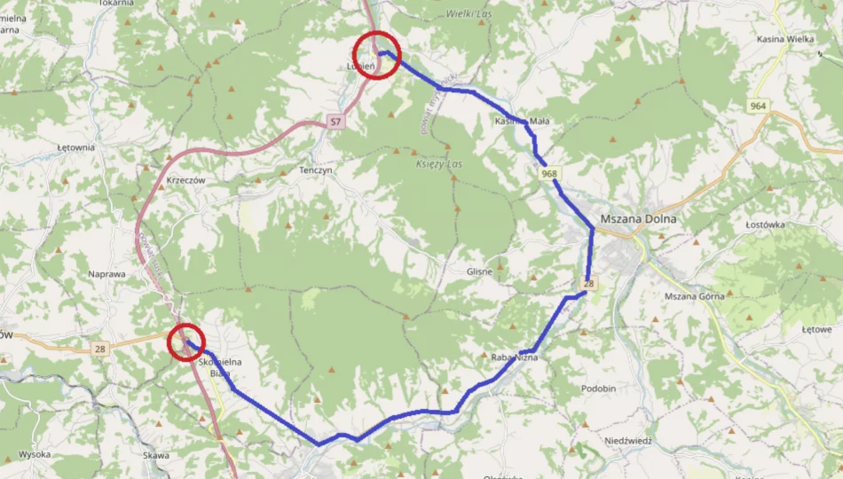 Zakopianka (tunel pod Luboniem Małym) będzie zamknięta. Wyznaczono objazd - zdjęcie 1