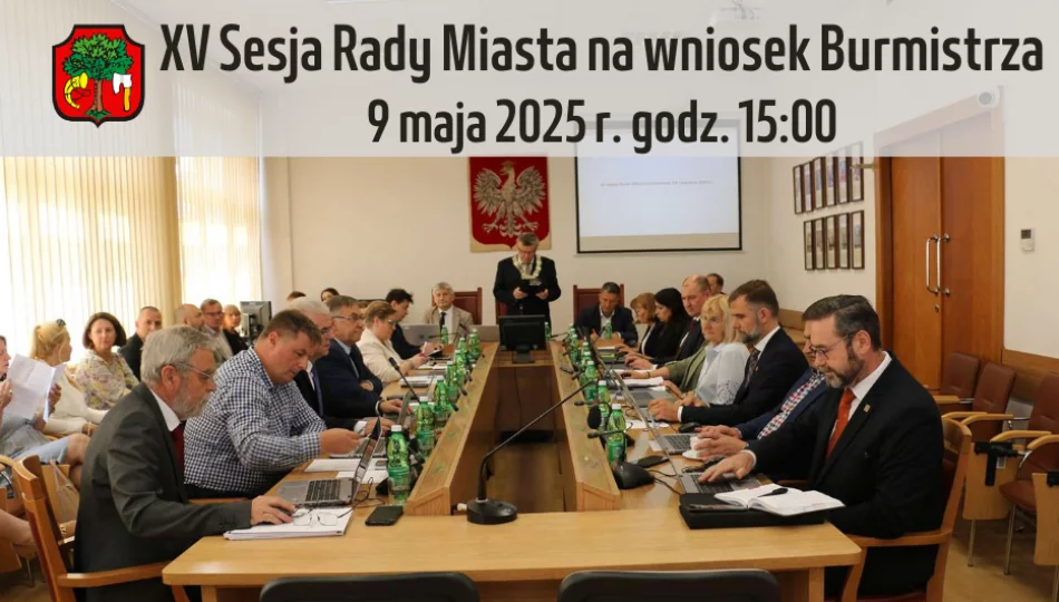 Sesja Rady Miasta na wniosek Burmistrza Miasta Limanowa – 9 maja godz.15:00 - zdjęcie 1