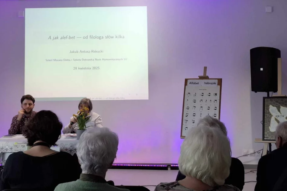 Spotkanie w bibliotece wokół alfabetu hebrajskiego - zdjęcie 4