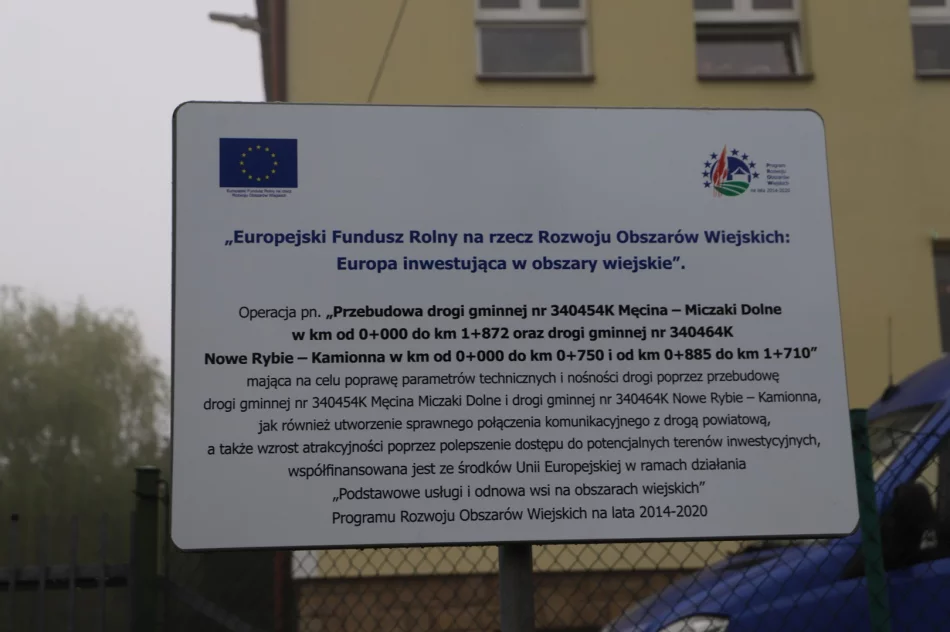 Odbiór przebudowanych dróg gminnych w Męcinie i Nowym Rybiu - zdjęcie 4