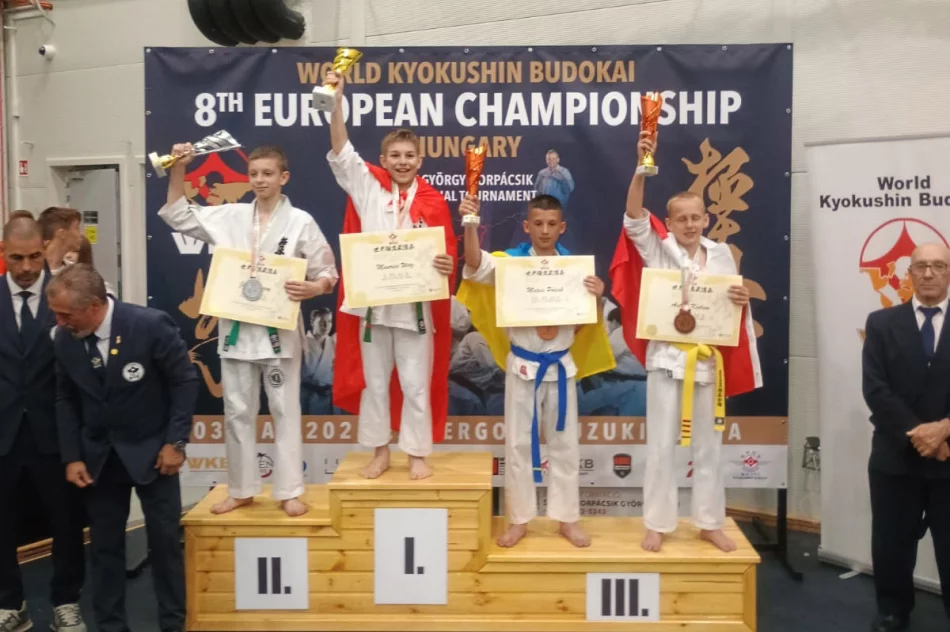 Tymoteusz Halota drugi rok z rzędu Mistrzem Europy. 5 medali dla Limanowian w Esztergom na Węgrzech - zdjęcie 7
