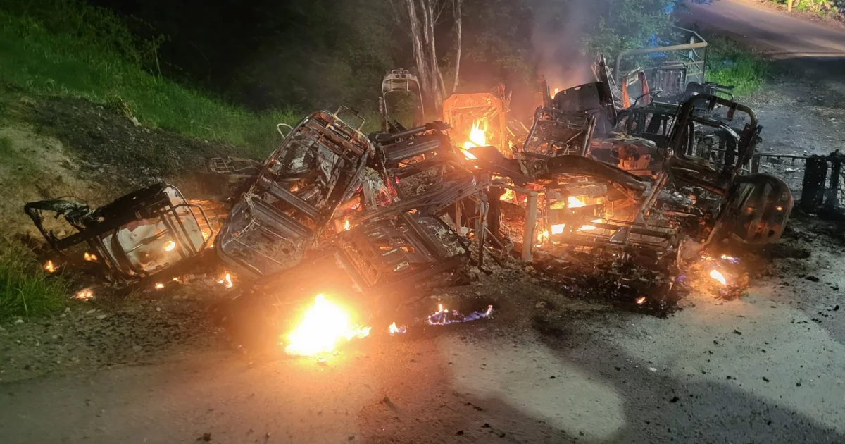 Koszary: “przedsiębiorstwo oczyszczania”, gabaryty znikają w ogniskach (ZDJĘCIA)