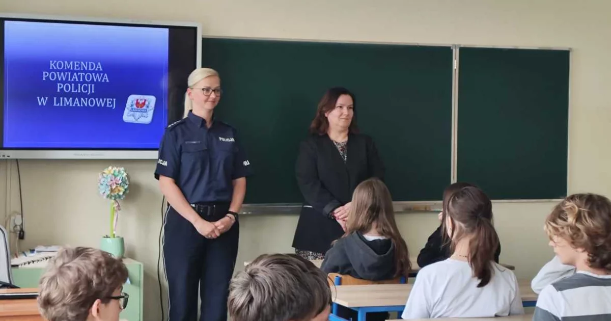 Policjanci spotkali się z uczniami
