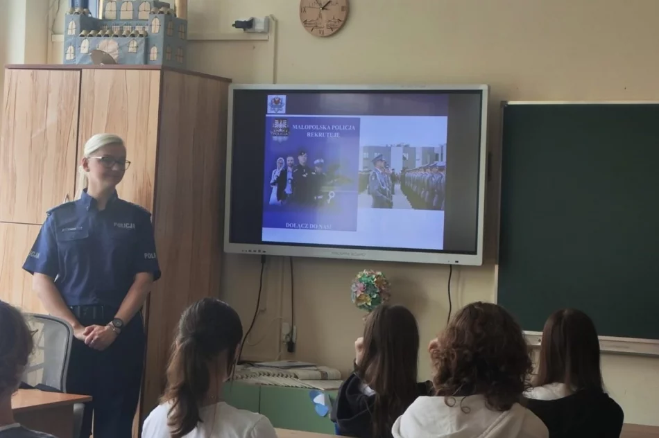 Policjanci spotkali się z uczniami  - zdjęcie 2