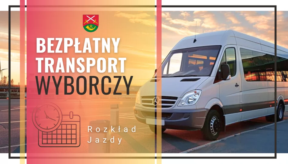 BEZPŁATNY TRANSPORT PASAŻERSKI W DNIU WYBORÓW PREZYDENTA RP – ROZKŁAD JAZDY - zdjęcie 1