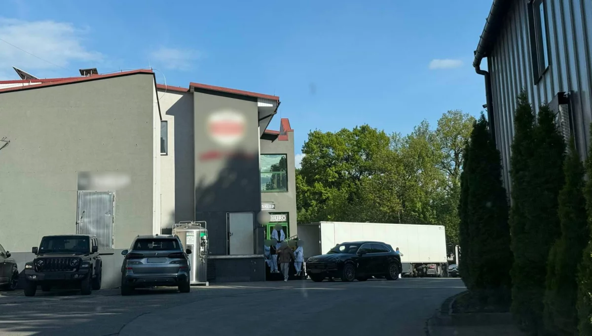 Pożar w hali limanowskiej firmy