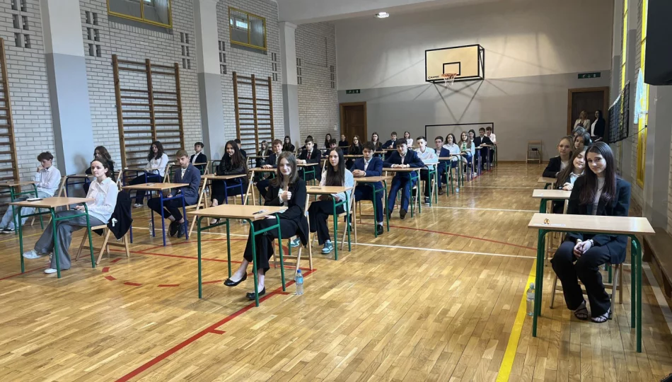Sprawdzianem z języka polskiego rozpoczął się egzamin ósmoklasisty - zdjęcie 1