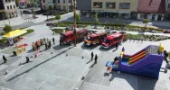 Na limanowskim rynku odbyła się akcja strażacka  - zdjęcie 3