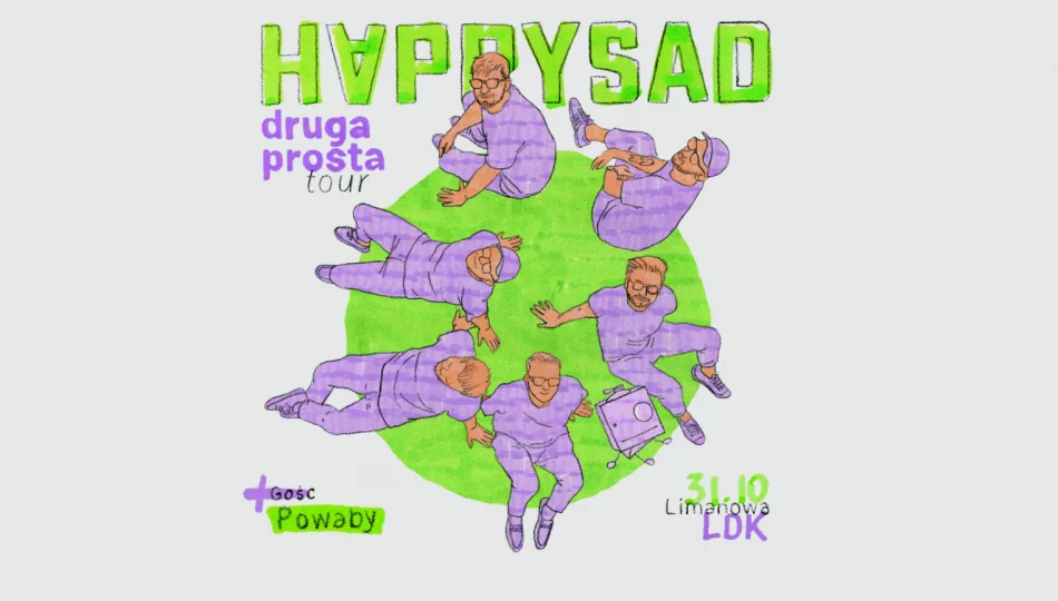 Koncert Happysad "Druga prosta TOUR" już 31 października w LDK! - zdjęcie 1