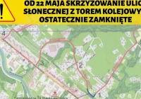Uwaga! od 22 maja skrzyżowanie ul. Słonecznej z torem kolejowym ostatecznie zamknięte - zdjęcie główne