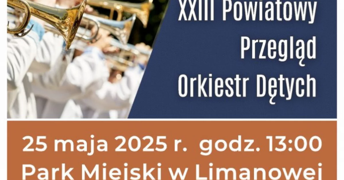 W parku zaprezentują się orkiestry dęte z Limanowszczyzny