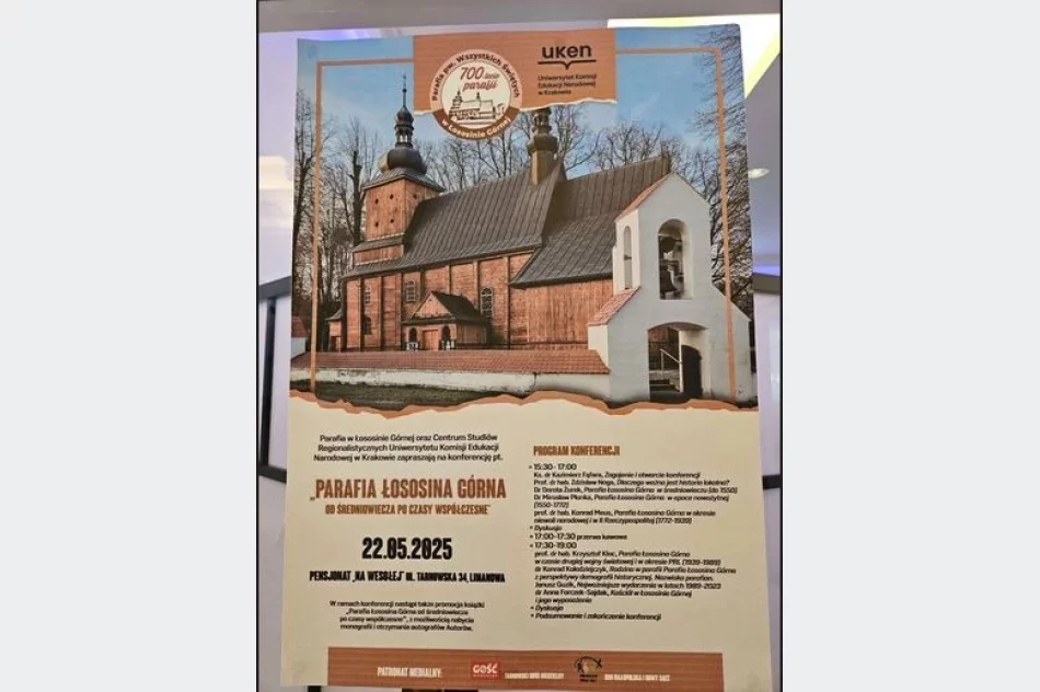 Konferencja -Parafia Łososina Górna od średniowiecza po czasy współczesne- rozpoczęła tegoroczne uroczystości 700-lecia parafii! - zdjęcie 2